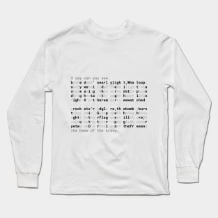 Image: UNITED STATES Anthem (black) Long Sleeve T-Shirt